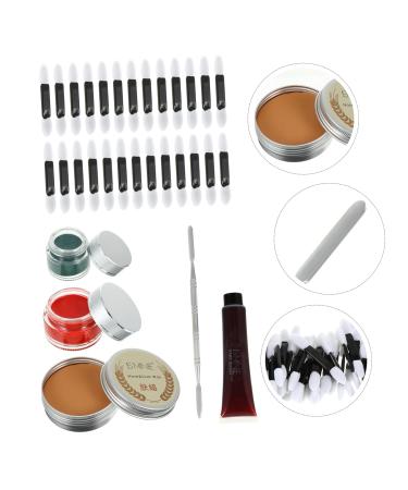 MERRYHAPY Scar Makeup Tools - Professional Scar Wax Blood Gel & Face Sponge Set for Halloween Effects | International Shipping Available - Buy Online on GoSupps.com