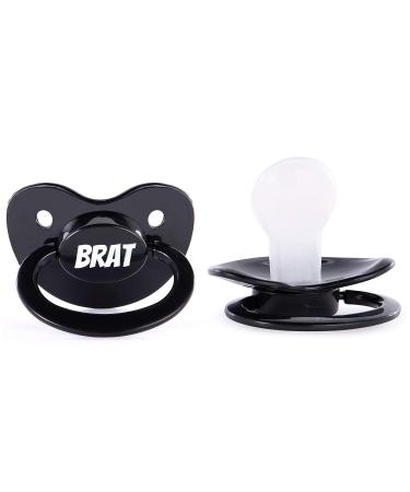 Littletude Adult Pacifier for Adult Babies - Large Handle & Shield - Brat Design - Buy Online on GoSupps.com