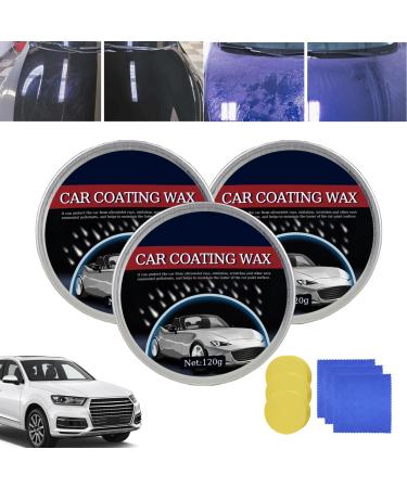 Altinoran Titanium Ceramic Wax Altinoran Ceramic Wax Altinoran Car Care Polish Car Wax Ceramic Coating Car Care Polishing Set Auto Car Scratch Repair Remover Wax Paste Polish Vehicle Paint Care 3pcs