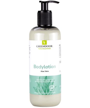 Greenendoor body lotion aloe vera savings pack 500ml vegan natural cosmetics body lotion with organic shea without silicones/parabens body milk for dry skin body lotion women men 500 ml (1 Pack) - Buy Online on GoSupps.com