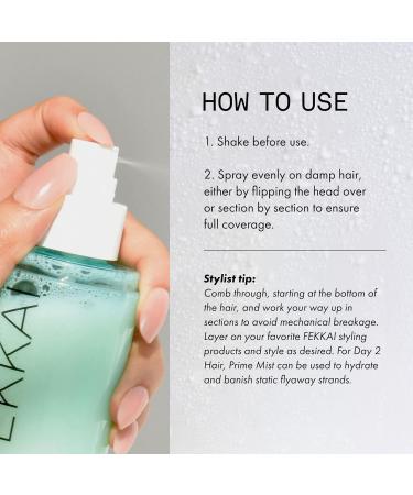 Fekkai Clean Stylers Prime Mist - 5 oz - Hydrates Detangles Controls Frizz & Offers Heat Protection - Free of Sulfates Parabens Phthalates - Vegan Cruelty-Free - Buy Online on GoSupps.com
