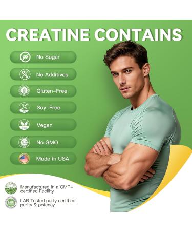 Creatine Monohydrate Powder Travel Packs 5000mg Micronized Pure Creatine for Men & Women Muscle Growth & Energy On-The-Go Creatine Sugar-Free Vegan Unflavored (10 Servings) 1.76 Ounce (Pack of 1) - Buy Online on GoSupps.com
