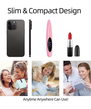 Heated Eyelash Curler - Portable & Rechargeable with Intelligent Power Off | Quick Heating 24H Long Lasting - Pastel Pink - Buy Online on GoSupps.com