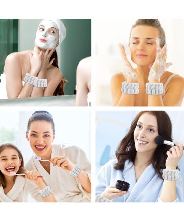 Sibba Women's Face Washing Bracelets - Suckable Wrist Towels & Waterproof Tape for Girls - Prevent Water Runoff - Buy Online on GoSupps.com