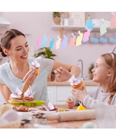 48 Edible Tortendeco Butterflies for Cakes - Purple Cake Decorations for Birthdays & Weddings | Muffin & Cake Topper - Buy Online on GoSupps.com