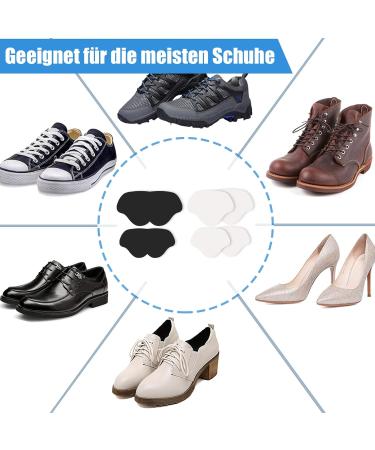 12 Pair Self-Adhesive Shoe Repair Patches | Heel Protection for All Shoe Types - Durable & Easy to Use - Buy Online on GoSupps.com