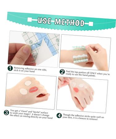 Didiseaon 100pcs Makeup Palette - Premium Nail Color & Mixing Palettes for Women | Disposable Adhesive Makeup Supplies - Buy Online on GoSupps.com