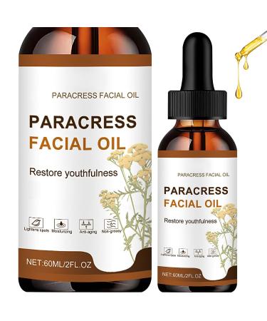 2PCS Paracress Facial Oil 100% Organic Anti-Aging Face Oil for Wrinkle Reduction Intense Hydration Skin - Targets Fine Lines Dark Spots- for All Skin Types Moisturizing Essential Oil