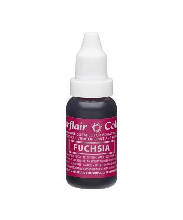 Sugarflair Fuchsia Liquid Food Colouring Droplet For Colouring Royal Icing Sugarpaste Buttercream Sugarpaste Also For Painting & Can Be Used With An Airbrush - 14ml - Buy Online on GoSupps.com