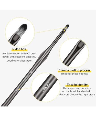 Magicfly Fine Detail Paint Brushes - 15pcs Miniature Set for Acrylic, Oil, Watercolor - Nylon Hair with Dustproof Bag - Ideal for Fine Detailing and Gouache - Buy Online on GoSupps.com