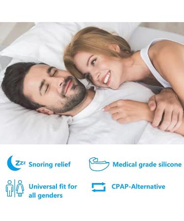 Snore Stopper Solution for Comfortable Sleep - 2 Magnetic Nose Clips & 4 Silicone Dilators (White) - Buy Online on GoSupps.com