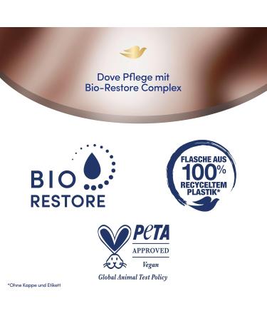 Dove Shampoo Oil Care - Nourishing Solution for Dry Brittle Hair | Bio-Restore Complex | 250ml (6 Pieces) - International Shipping Available - Buy Online on GoSupps.com