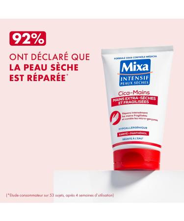 Mixa Cica-Mains Intense Repair Hand Cream Pack of 2 x 50 ml - Buy Online on GoSupps.com