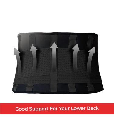 JUTT Adjustable Lumbar Support Belt for Men and Women - Certified Medical Grade Back Support for Pain Relief and Injury Prevention - Medium - Buy Online on GoSupps.com