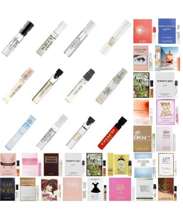 High End Designer Perfume Sample Set for Women - Pack of 12 Perfume Samples for Women