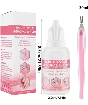 Cuticle Remover Cream | Cuticle Remover Gel 30ml Instant Fast Absorption Gentle Softening Cuticle Remover Cream Maintain Healthy Cuticles Honhoha - Buy Online on GoSupps.com