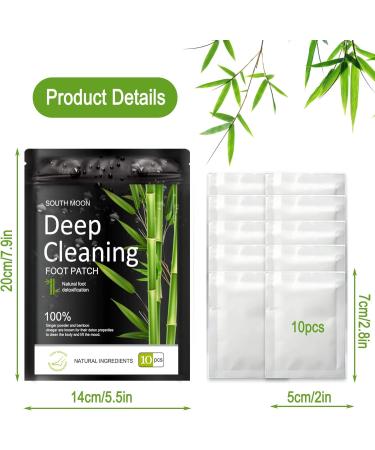 10PCS Detox Foot Pads - Natural Detox Plaster for Deep Cleansing & Foot Care | Improve Sleep & Blood Circulation - Buy Online on GoSupps.com