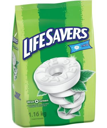 Life Savers Wint-O-Green Mints 1.16 Kg & LIFE SAVERS Pep O Mint Individually Wrapped Candy Mints Sharing Bag 411g Mints + Mints Pep-O-Mint 1.16 kg (Pack of 1) - Buy Online on GoSupps.com