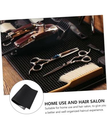 Non-Slip Hair Cutting Tool Mat - Heat Insulated 45x30cm Storage Pad for Barbershop & Hairdressing Tools - Buy Online on GoSupps.com