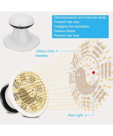 Nikou Electric Head Massager - Portable Scalp Massage Comb for Hair Loss Stress Relief & Fatigue Relief - International Shipping Available - Buy Online on GoSupps.com