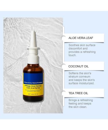 Spray anal de traitement des h morro des base de plantes spray naturel pour h morro des soulage efficacement l'inconfort (1 Pcs) - Buy Online on GoSupps.com