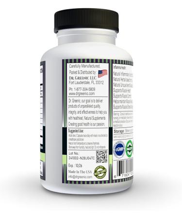 Dr. Greenic Tender Care Supplement 60 Capsules | Eases Muscle Pain | Relieves Inflammtion & Muscle Comfort - Buy Online on GoSupps.com