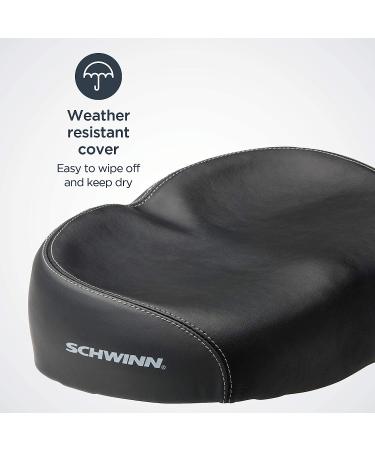 Schwinn Comfort Bike Seat - Noseless Foam Commuter Saddle - Buy Online on GoSupps.com