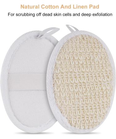 URAQT Lotion Applicator for Back - 7 Piece Set with Body Brush & Scrubber - Long Wooden Handle with 4 Pads - Bath Brush and Hook Included - Buy Online on GoSupps.com