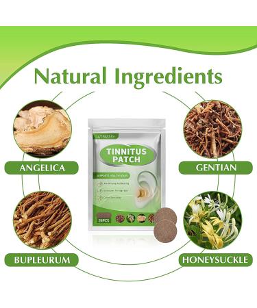 Tinnitus Relief Patches - 24 PCS All-Natural Ear Patches for Tinnitus & Carsickness - Boost Blood Circulation - Buy Online on GoSupps.com