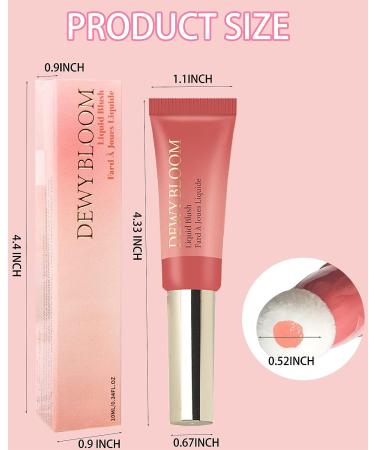 Creme Blush Beauty Wand - Matte Cheek Blusher Stick for Cheeks & Lips - 101 RAVISHING Nude Pink - Long-Wearing, Dewy Finish - Buy Online on GoSupps.com