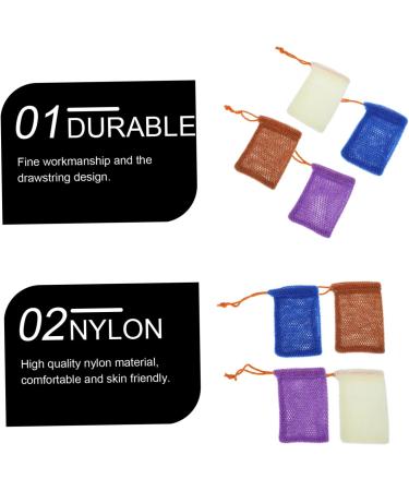 Baluue 16 Pcs Soap Bag Foaming Net Bath Soap Liquid Bubble Bag Soap Saver Loofah Pouch Bath Loofah Nylon - Buy Online on GoSupps.com
