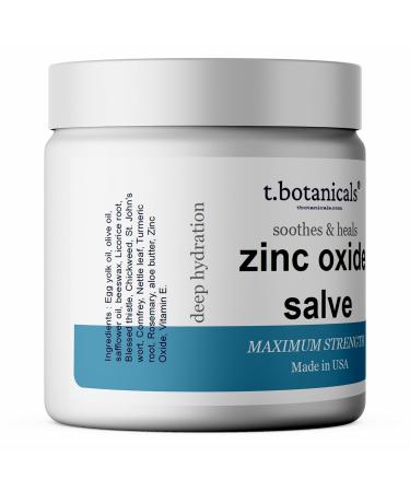 TSW Zinc Balm - Natural Zinc Oxide Salve for Soothing Relief | Made in USA | 2 oz Ointment - Buy Online on GoSupps.com