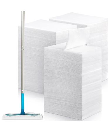 300 Count Dry Sweeping Cloths Dry Mop Refills Sweeper Dusting Cloths Disposable Duster Refills Mop Pads Floor Electrostatic Cloths 11.81 x 8.66 inch