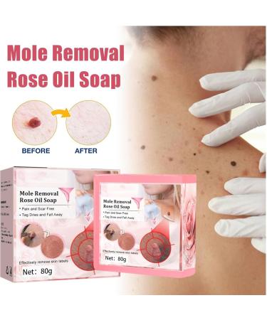 KOAHDE Rose Oil Soap Natural Extract Soap Gentle Safe Suitable for All Skin Types 80G - Buy Online on GoSupps.com