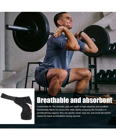 Shoulder Support Brace | Shoulder Compression Sleeve | Shoulder Strap Pad Shoulder Compression Sleeve Shoulder Brace Support Adjustable Shoulder Brace Breathable Red - Buy Online on GoSupps.com