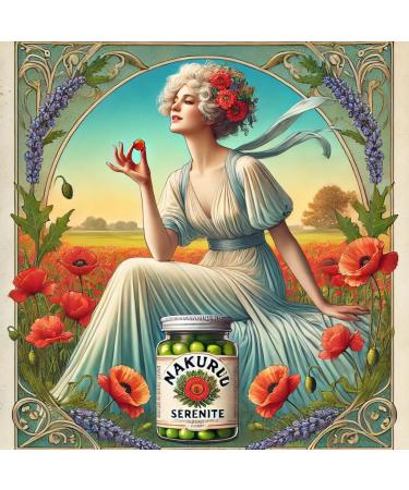 NAKURU | Serenity Gummies | Relax Range | Flavor: Apricot + Orange Blossom | Made in France | Griffonia + Poppy + Vitamin B6! (180 Gummies / 90 Days) - Buy Online on GoSupps.com