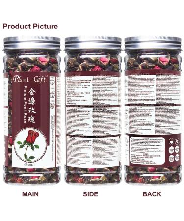 Premium Organic Rose Flower Tea - 50g for Weight Loss & Natural Skincare | International Shipping - Buy Online on GoSupps.com