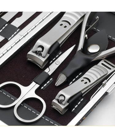 LUPO 12-Piece Manicure Pedicure Set | Nail Care Clipper & Cuticle Case | International Shipping - Buy Online on GoSupps.com