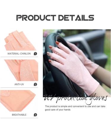 FRCOLOR 4 Pairs Sun Protection Half Finger Gloves Uv Gloves Sun Protection Gloves Riding Gloves Protective Gloves Summer Gloves Uv Hand Protector Miss Ultra Thin Protective Gear Nylon - Buy Online on GoSupps.com