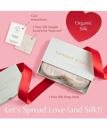 Colorado Home Co Silk Eye Mask for Women and Men - Blackout Sleep Mask for Sleeping and Travel - Nude Champagne Silk - Buy Online on GoSupps.com