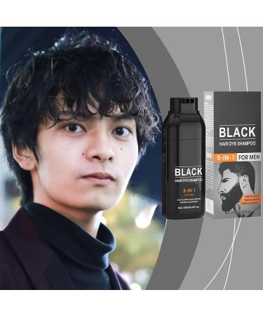  Mlllokfki Natural Color Shampoo Dye Covers Gray Hair Plant-Based Shampoo Easy to Apply for Men and Women - Buy Online on GoSupps.com