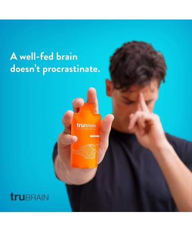 TruBrain Nootropic Brain Food Drink | Boost Mental Output & Memory | 10-Pack 1 Fl Oz Supplement - Buy Online on GoSupps.com