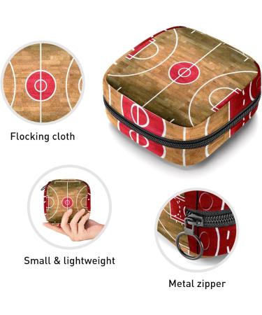 GIAPB Basketball Court Period Bag - Period Storage and Travel Makeup Pouch Color1418 - Buy Online on GoSupps.com