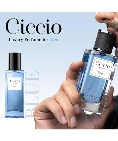 C_iccio Blue Premium Long Lasting Luxury Fragrance Eau De Perfume Spray For Men_Woody Aquatic Fresh_20 ML - Buy Online on GoSupps.com