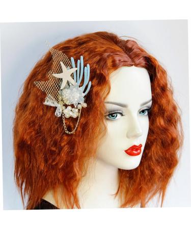 FRCOLOR 1pc Wedding Tiara Hair Barrette Bridal Headpieces for Wedding Bride Hair Clip Beach Party Hair Headdress Girl Hair Clips Bridal Hair Clip Crystal Headpiece Headband - Buy Online on GoSupps.com