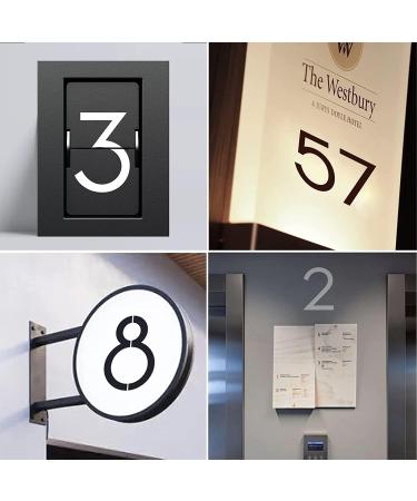 4 Inch Plastic Number Stencils Set - Reusable Digital Templates for Address, Cake, and Painting - Buy Online on GoSupps.com