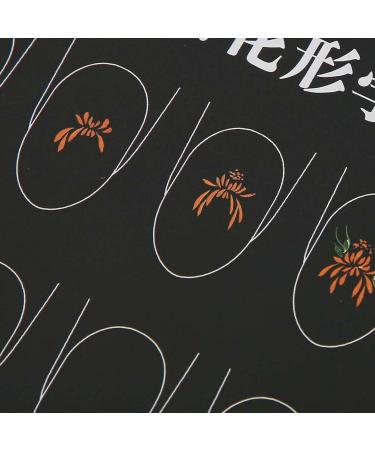 Nail Practice Book Nail Art Practice Template Learning Paper Book Manicure Drawing Painting Exercise Books Tool(Painted flowers) - Buy Online on GoSupps.com