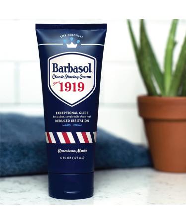 Barbasol 1919 Classic Shaving Cream - Timeless Men's Grooming Essential - Buy Online on GoSupps.com