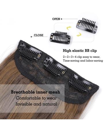 YDDM 20 Inch Wavy Clip-In Hair Extensions | Realistic Synthetic Hair | Affordable 4pcs Set for Women (Color 8H27#) - Buy Online on GoSupps.com