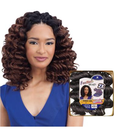 REMEDY CURL (1B Off Black) - Freetress 2X Wand Curl Crochet Braid Collection - Buy Online on GoSupps.com